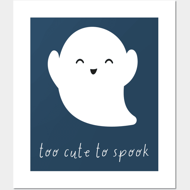 Sweet Spooks: Too Cute to Spook Halloween Wall Art by neverland-gifts